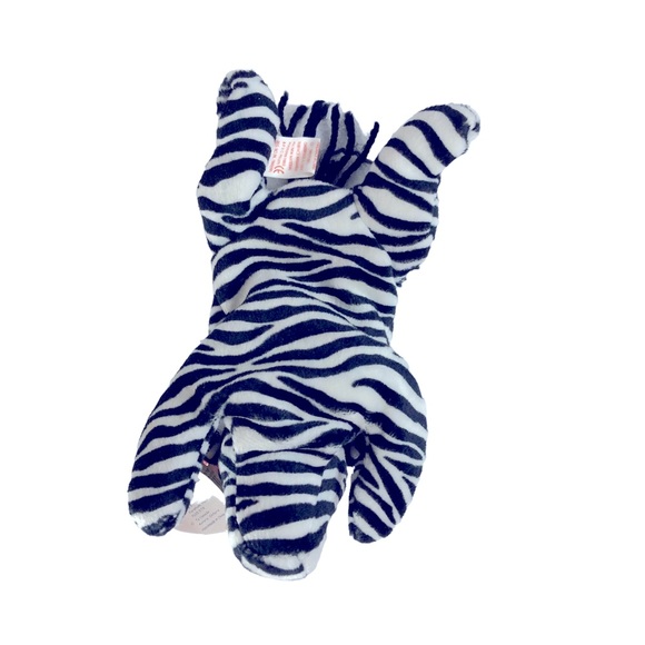 ZIGGY Zebra TY Beanie Baby 6th gen tush tag 5th gen swing tag Rare 1996 - Picture 1 of 9